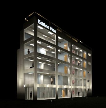 3d edificio vida